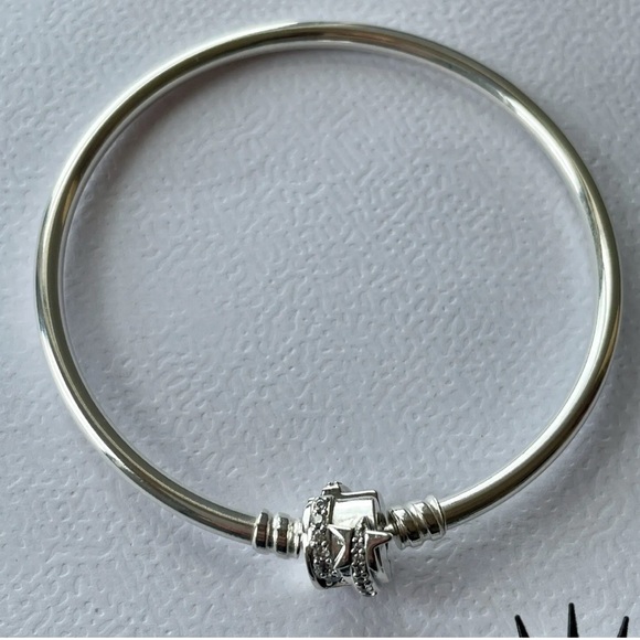 Pandora Moments Limited Edition Shooting Star Charm Bangle w/Gift Box - Picture 2 of 6